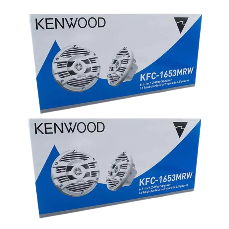 Kenwood Digital Media Receiver /w Bluetooth & (4) 6.5" Marine/Motorsports Speakers