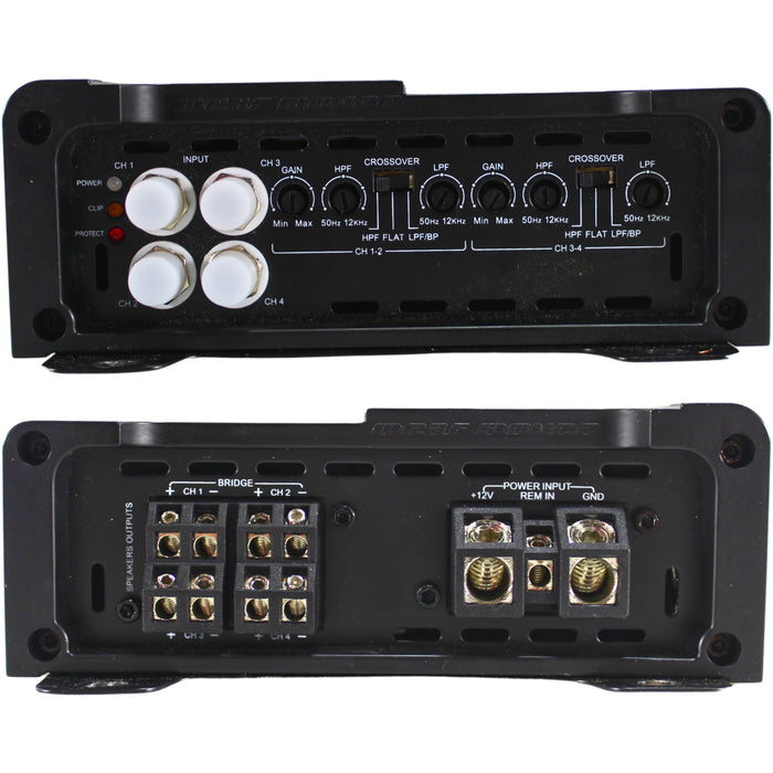 Deaf Bonce Machete Fight Amplifier 4-CH 1080W RMS Class D 4-Ohm OPEN BOX