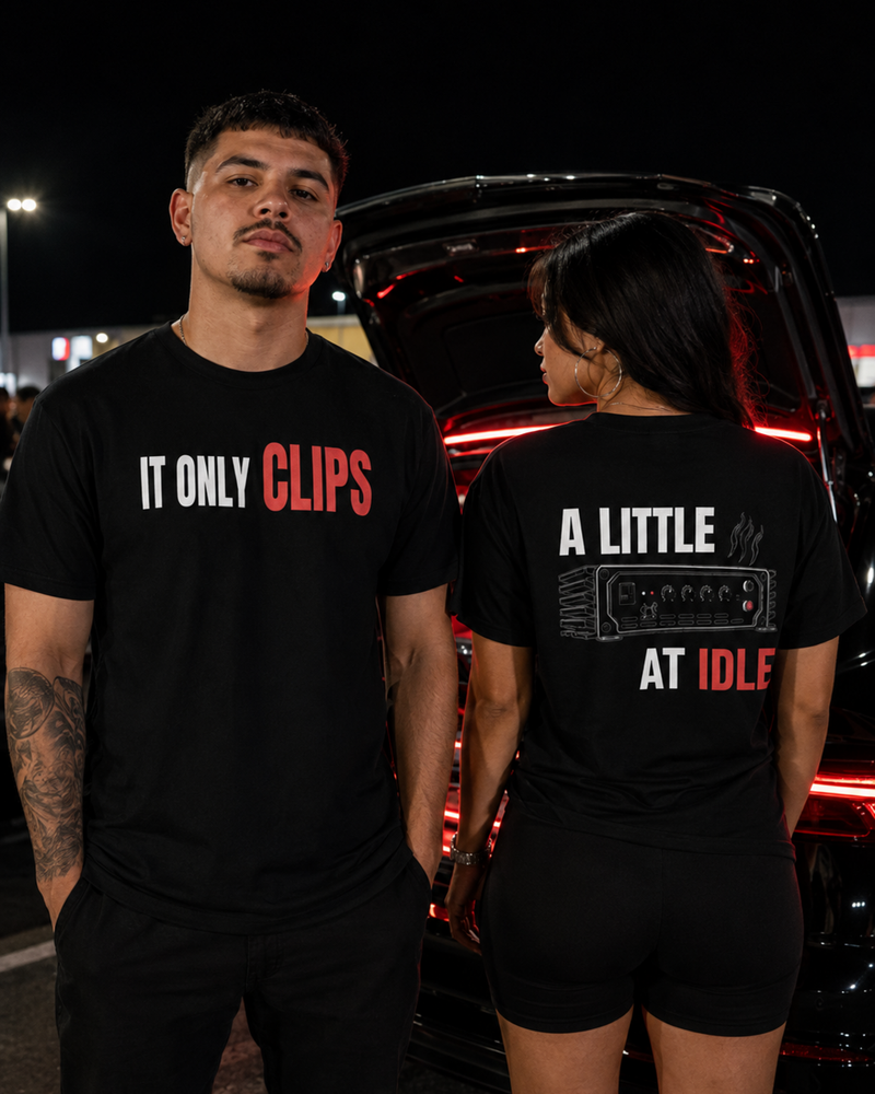 It Only Clips a Little at Idle Funny Basshead Unisex Classic Tee