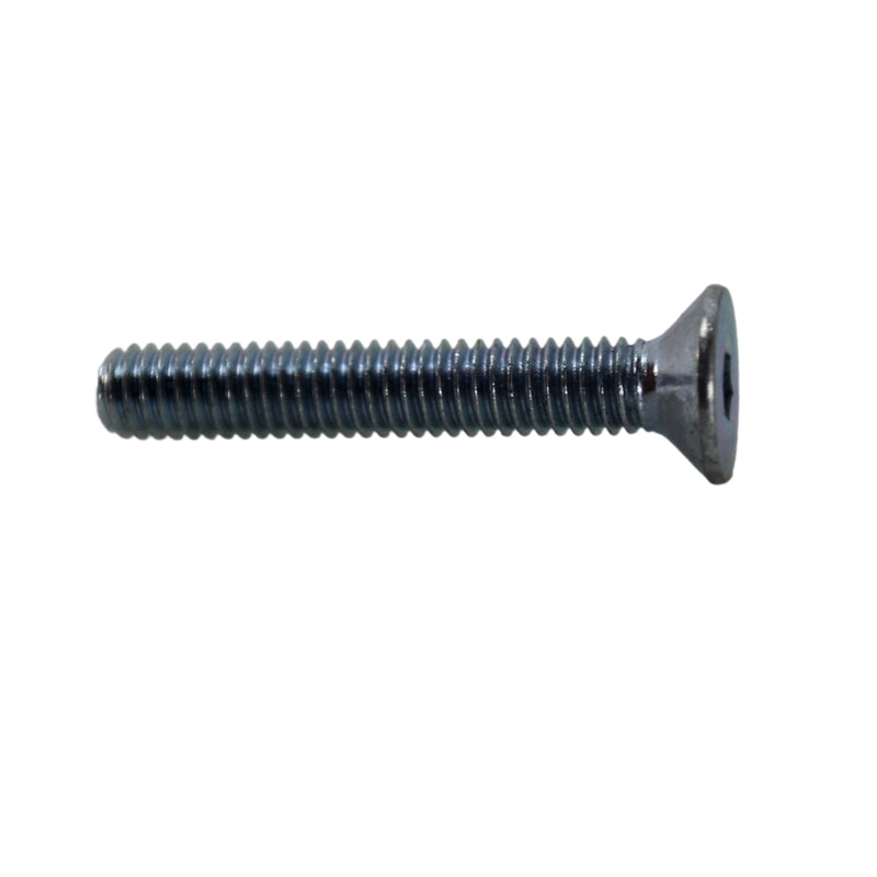 500 Pieces Zinc-Plated M4x25 1" Full Threaded Hexagon Recess Machine Screws