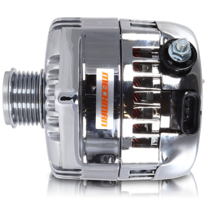 Mechman S-Series 240 Amp Universal Racing Alternator Polished Finish 7127240P