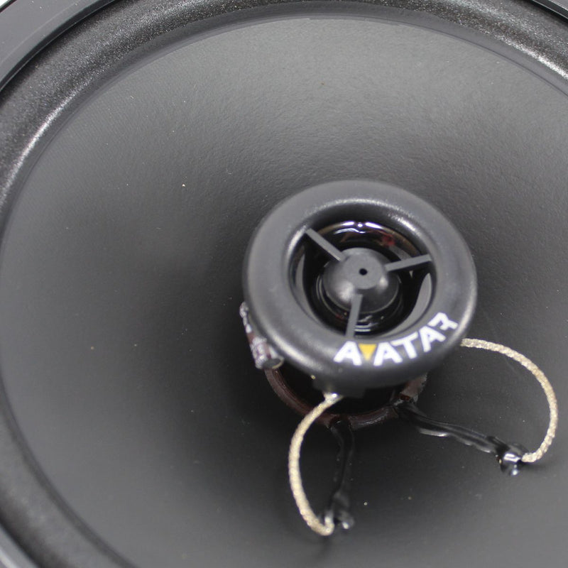 Avatar 6.5" 50 Watt RMS 4-Ohm Black Coaxial Speaker Pair XBR-613