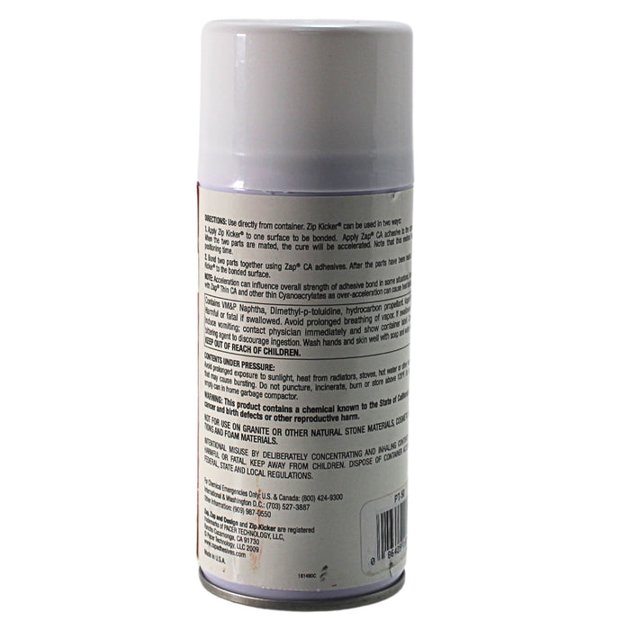 5 oz Zip Kicker CA Adhesive Accelerator Aerosol PT-50