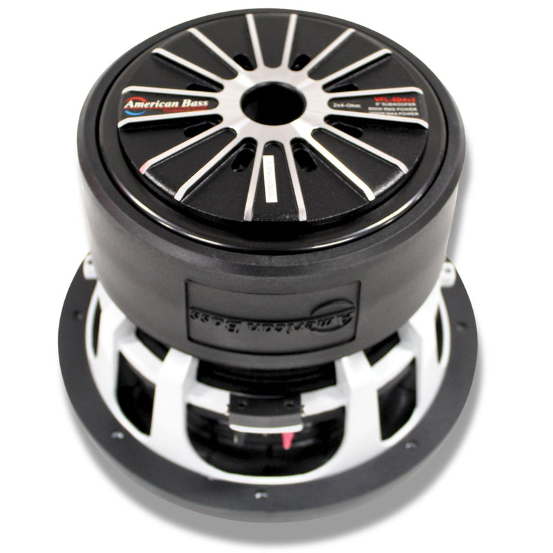 American Bass 8" VFL Series 800 Watt RMS 4 Ohm Dual Voice Coil Subwoofer