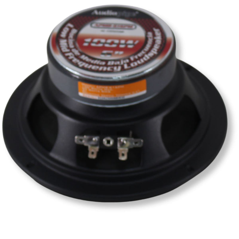 6.5" 50 Watt 4-Ohm Car Audio Midrange Loudspeaker W Bullet Resonator APMB-616PM