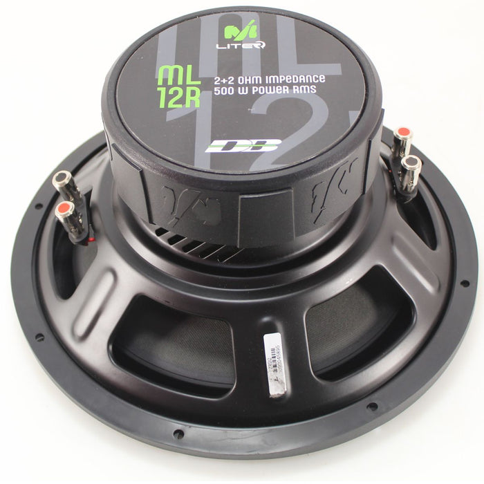12" 500W RMS 2-Ohm Dual Voice Coil Subwoofer Deaf Bonce ML-12R-D2 OPEN BOX