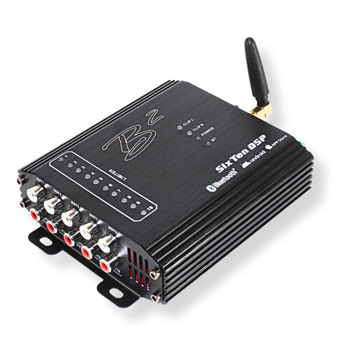 B2 Audio SIXTEN-BK 10-Channel DSP 96kHz/32-Bit w/ Bluetooth App