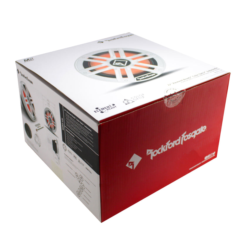 10" 1600W Dual Voice Coil 2 Ohm Marine Subwoofer Rockford Fosgate Series