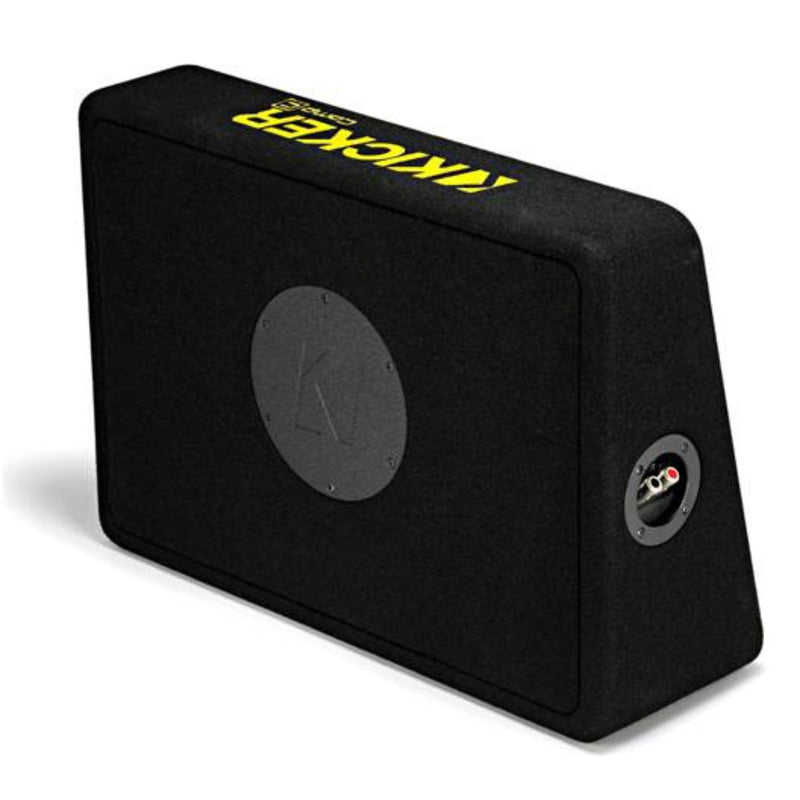 Kicker CompC Series 10" 300W RMS 4-Ohm Ported Subwoofer Enclosure - 44TCWC104