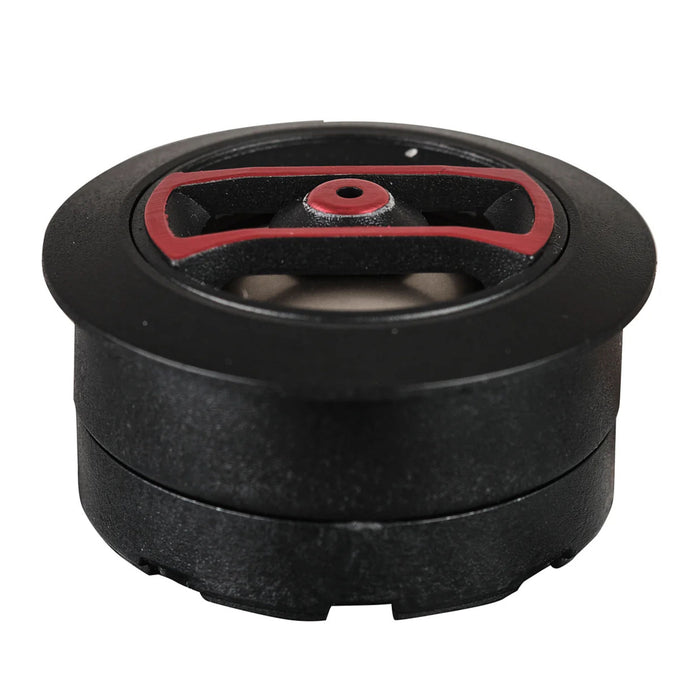 Pair of Black and Red 1.3" 4-Ohm 30 Watt RMS Neo Multi-Mount Dome Tweeters SQT1