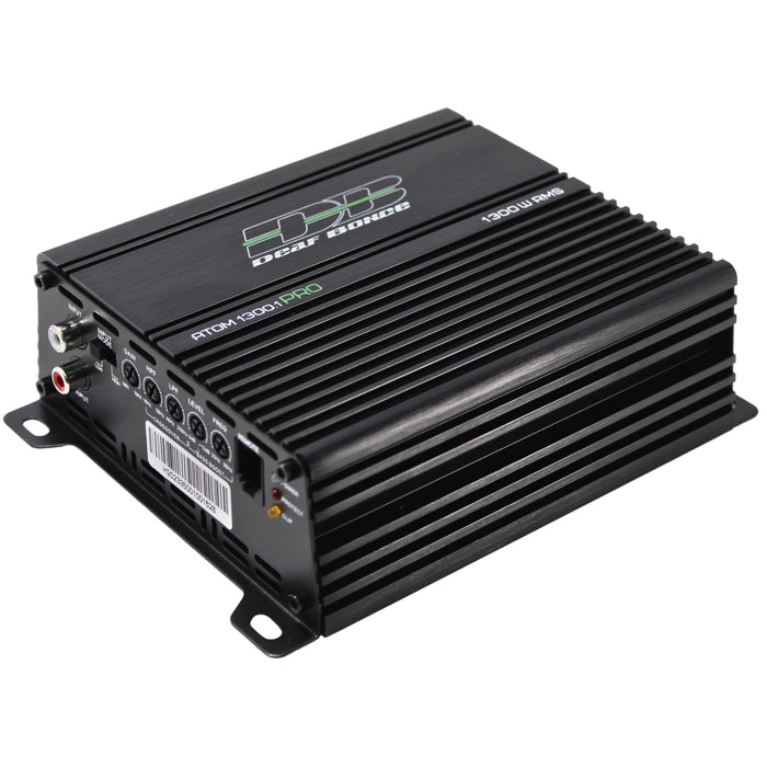 Deaf Bonce Apocalypse 1300W 1 ohm Class D Monoblock Amplifier ATOM-1300.1-PRO