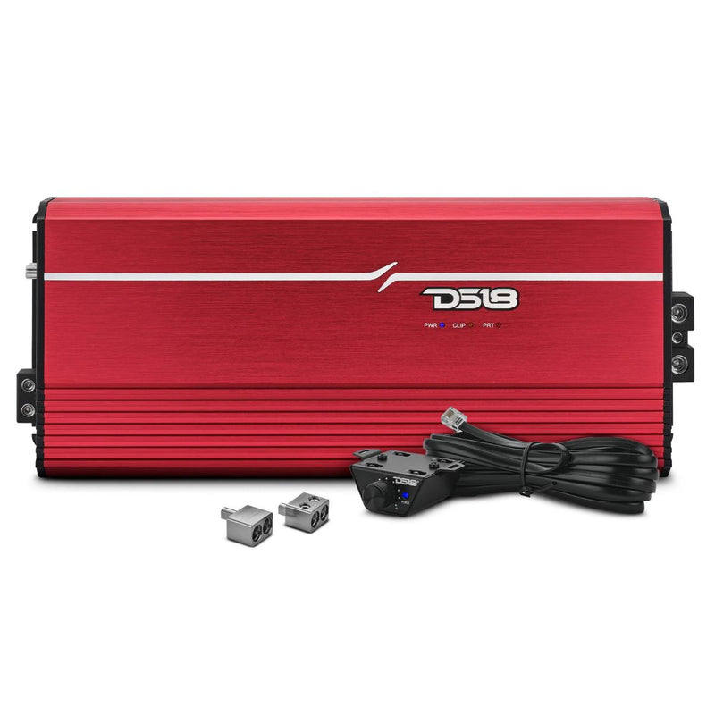 8000W RMS Monoblock Class D Full Range FRP Compact Car Audio Amplifier DS18