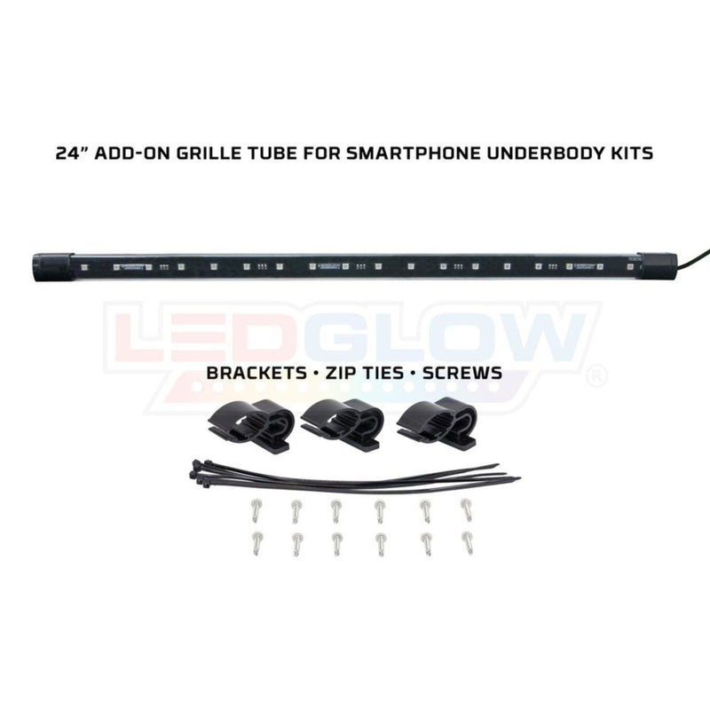 LEDGlow RGB LED Million Color Grille Light Bar for Bluetooth Underbody Kits