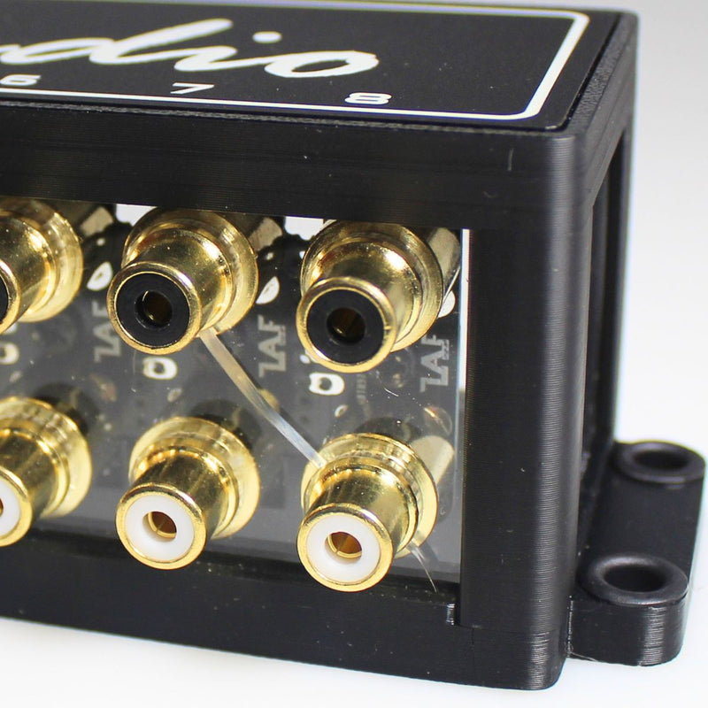 B2 Audio 1-to-8 Pair Cockbox RCA Splitter Distribution Block OPEN BOX