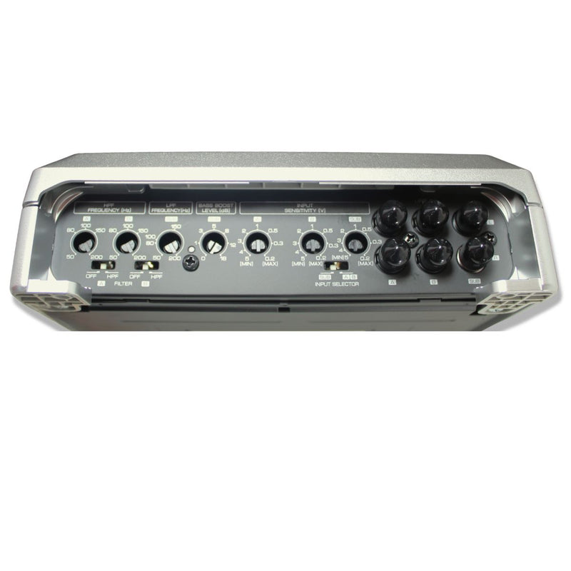 Kenwood 800 Watt RMS 2 Ohms 5-Ch Class D Compact Marine Amplifier M8005