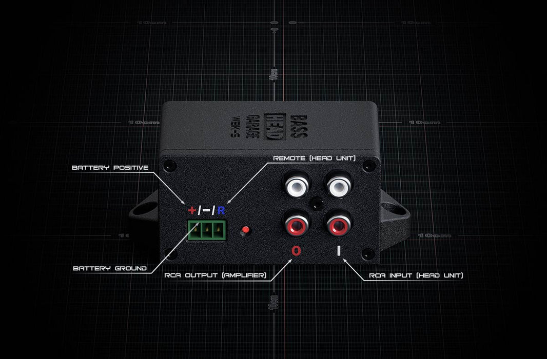 Wireless Stereo Bassknob with OLED Voltage and Attenuation Display WBK-S