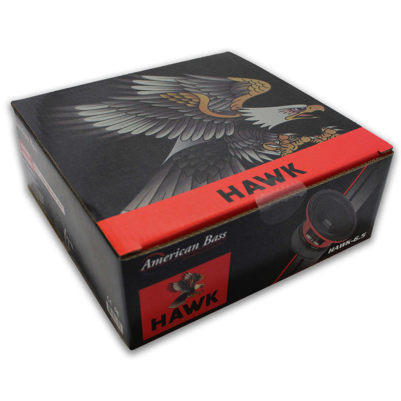 American Bass 6.5" 250 Watt RMS 4 Ohm Pro Car Audio  Midrange Speaker HAWK65
