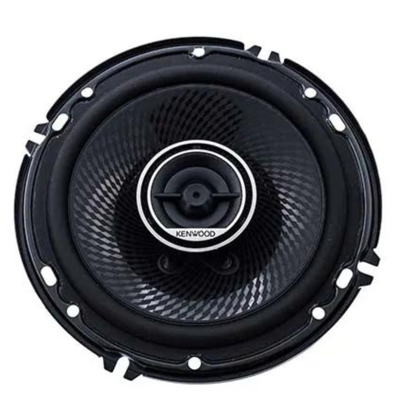 Pair of 6.5" 4-Ohm 2-Way Speakers & Single Din Bluetooth Car Stereo Combo