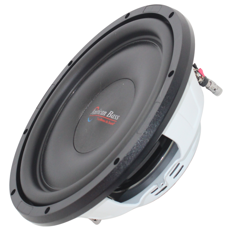 American 12" 600 Watt RMS 4-Ohm DVC Shallow Subwoofer Bass Titanium 1244
