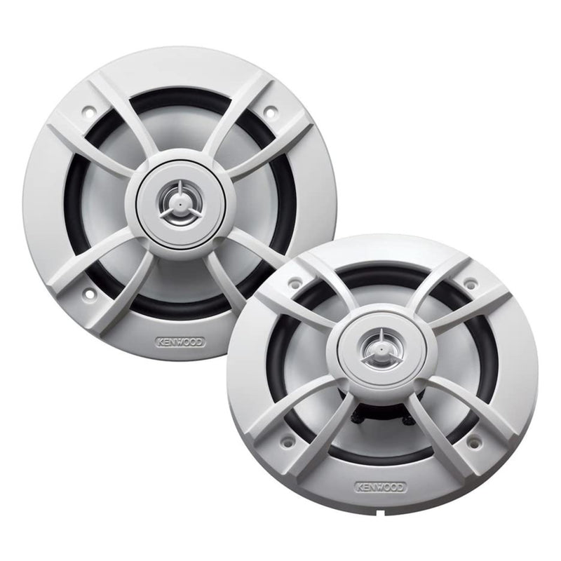 Kenwood Marine Audio Package w/ BT Stereo + 6.5" Boat Speakers Pair PKG-MR382BT