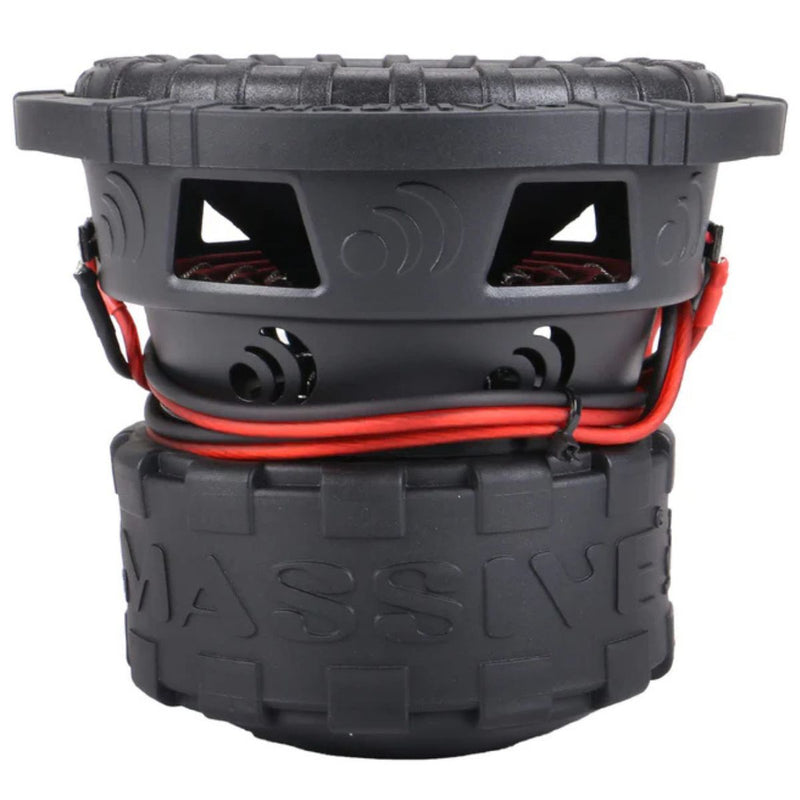 6.5" 300 Watt RMS Dual 2 Ohm Car Audio Subwoofer Massive Audio GTR62