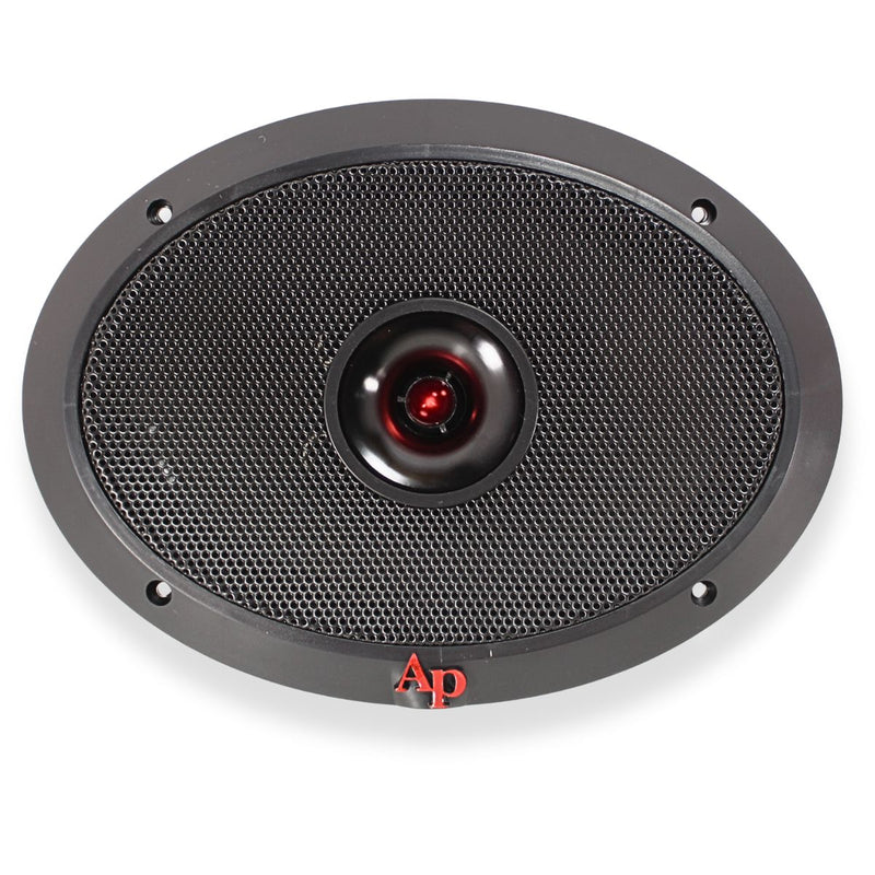 6x9" 150W RMS 4-Ohm NEO Hybrid Coaxial Loudspeaker Pair W/1" Tweeter APMB-CX690
