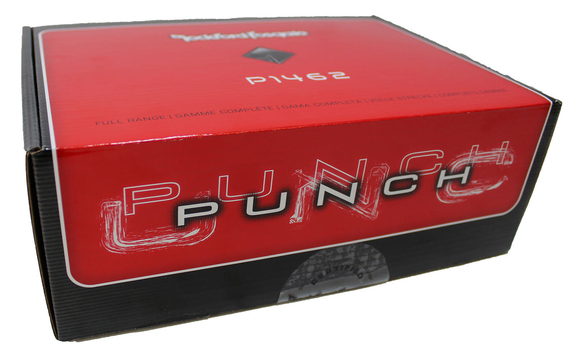 Pair of Rockford Fosgate Punch 4"x6" 140W 4 Ohm 2-Way Full Range Speaker P1462