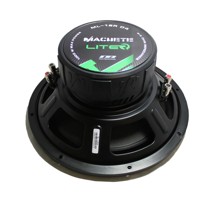 Deaf Bonce Machete 12" 1000 Watts 4+4 Ohm Dual Voice Coil Subwoofer ML-12R D4