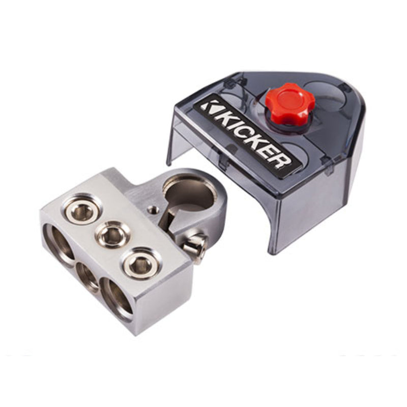 Kicker Pos/Neg Battery Terminal 2x 0 AWG - 8 AWG / 1x 4 AWG - 8 AWG 46BT4