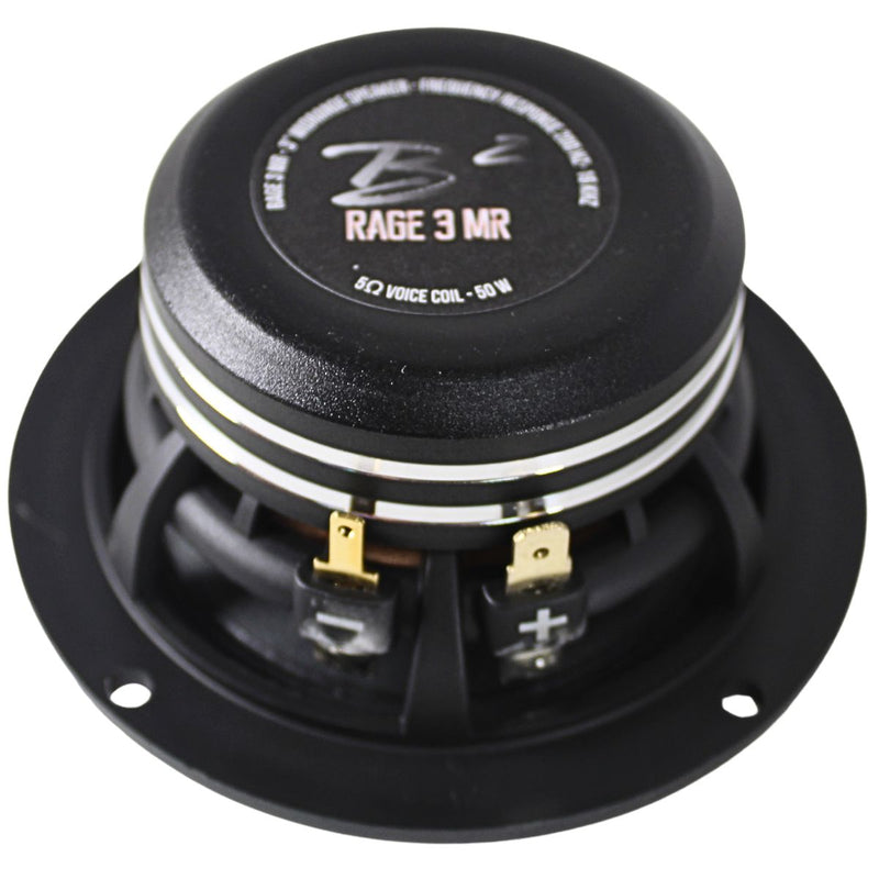 Rage 3" 80 Watts RMS 6-Ohm Compact Midrange Loudspeaker Pair B2-RAGE3MR