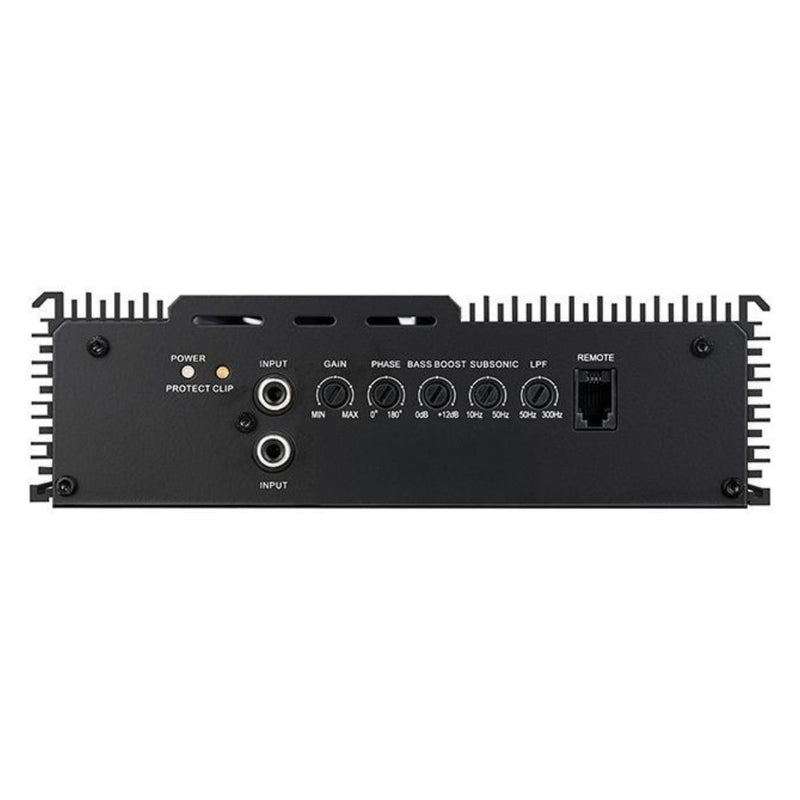 1200 W RMS Monoblock 1-Ohm Class D Car Audio Bass Amplifier w/ Bass Knob