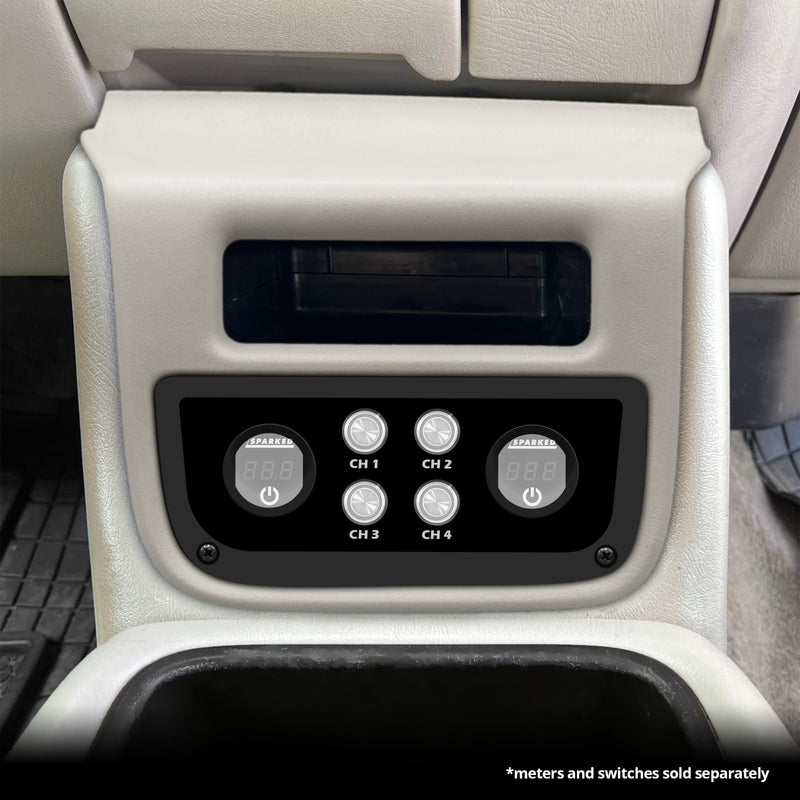 Sparked Innovations Console Switch Panel Dual Sparked Meter for 99-02 GM Truck