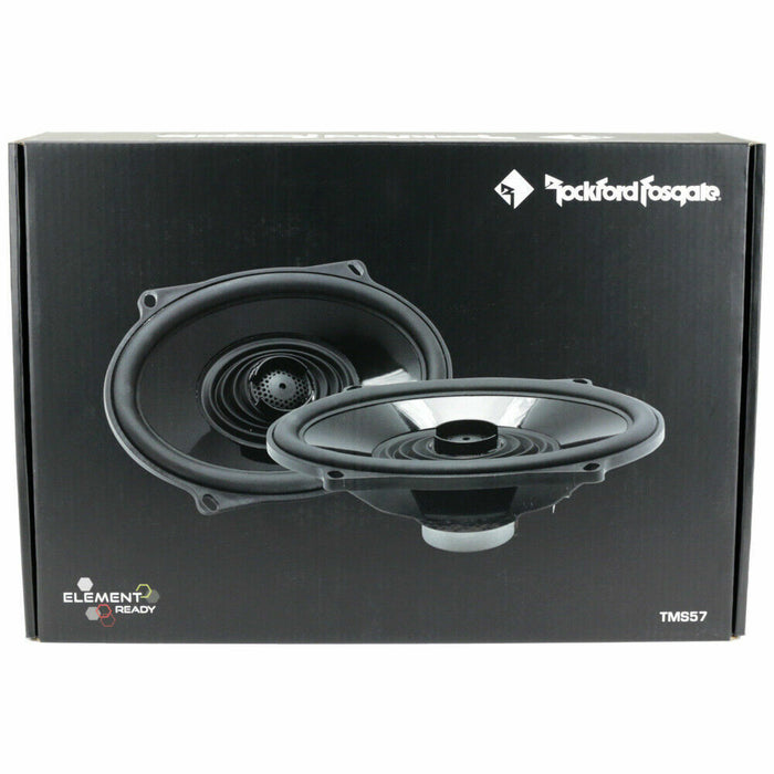 Pair of Rockford Fosgate TMS57 5"x7" Full Range Harley Davidson Bag Lid Speaker