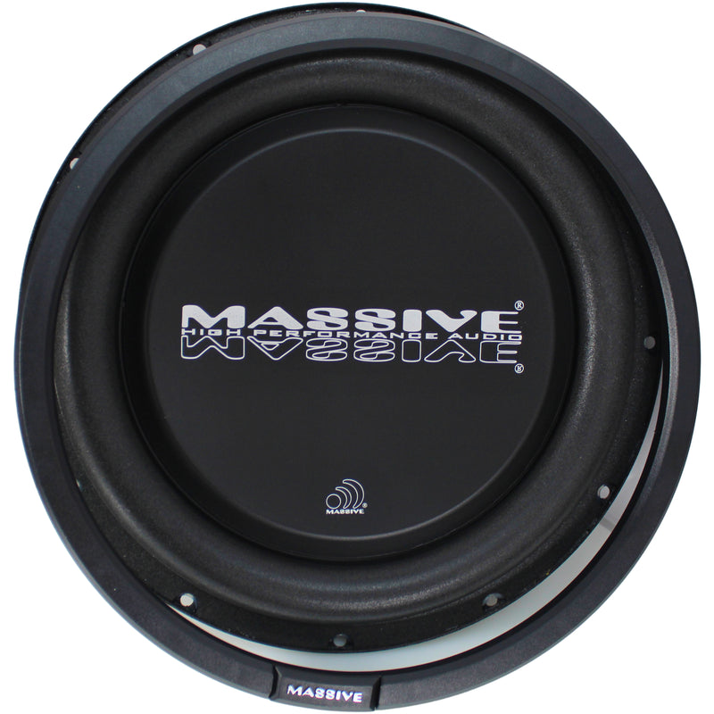 Massive Audio UFO Series 10" 300W RMS 4-Ohm DVC Shallow Mount Subwoofer/ UFO10V2
