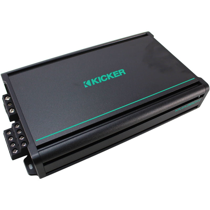 Kicker KMA Series 360W 4-Ch Class A/B Full Range Marine Amplifier / 48KMA3604