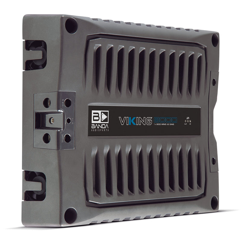 Banda VIKING Line Aluminum Brazilian 8K Watt 2-Ohm Monoblock Amplifier