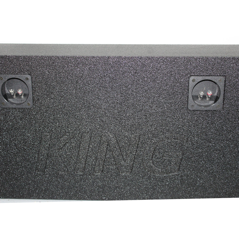 King Boxes 12" Dual Sprayed Sealed Box 14-18 Silverado/Sierra Crew Cab OPEN BOX