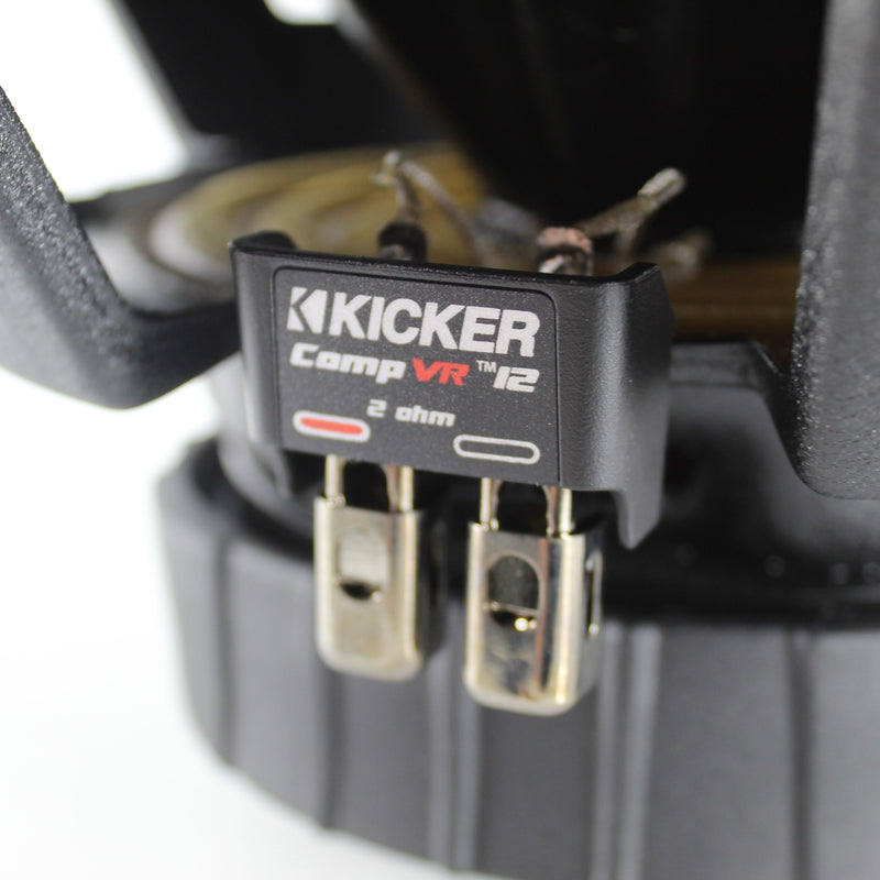 Kicker CompVR 12" Dual 2 Ohm 450 Watt RMS Award Winning Subwoofer 52CVR122