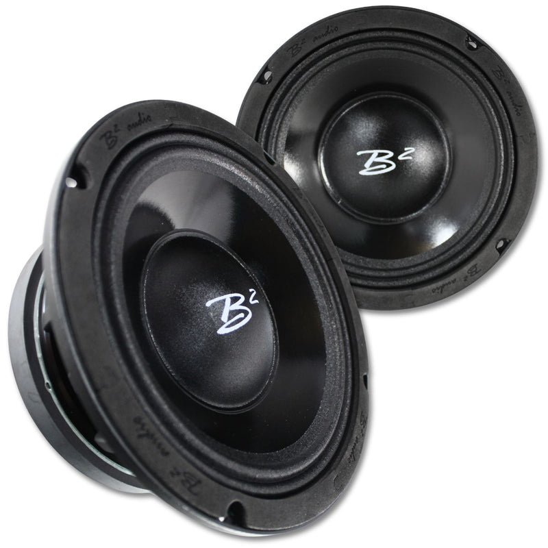 B2 Audio RAGE Pair of 8" 4-Ohm 275W RMS UV/Water Resistant Mid-Range Speakers