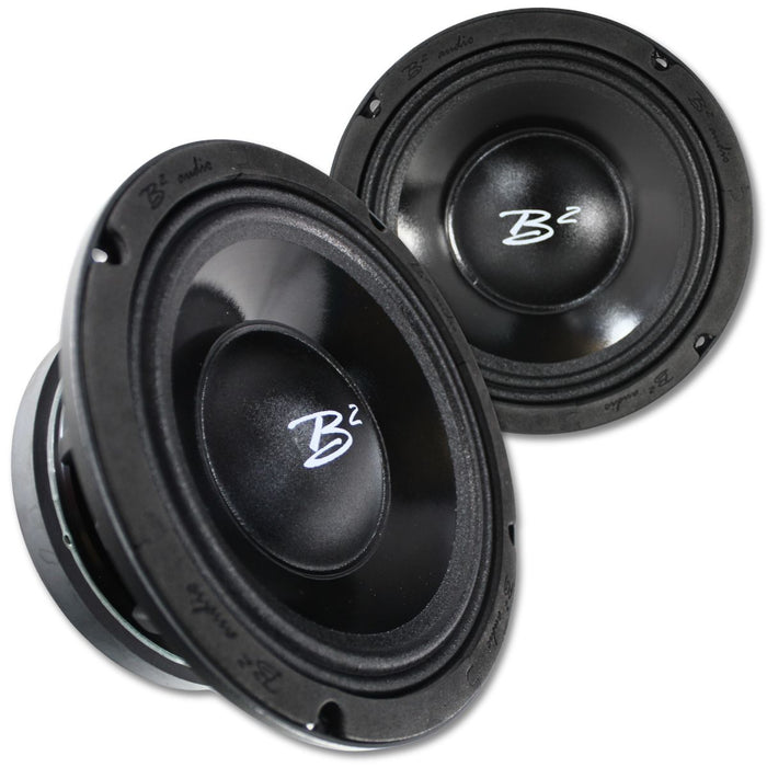 B2 Audio RAGE Pair of 8" 4-Ohm 275W RMS UV/Water Resistant Mid-Range Speakers