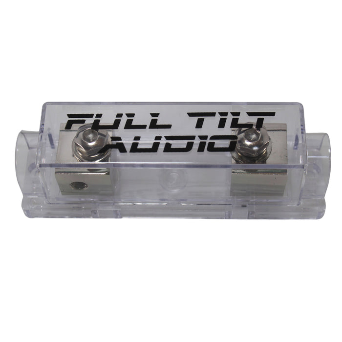 Full Tilt Audio 100% OFC 0 Gauge Light Blue / Black Amplifier Install Kit