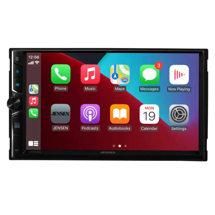 Jensen 7" Touchscreen Bluetooth Car Radio with Backup Camera - CAR723W-BC