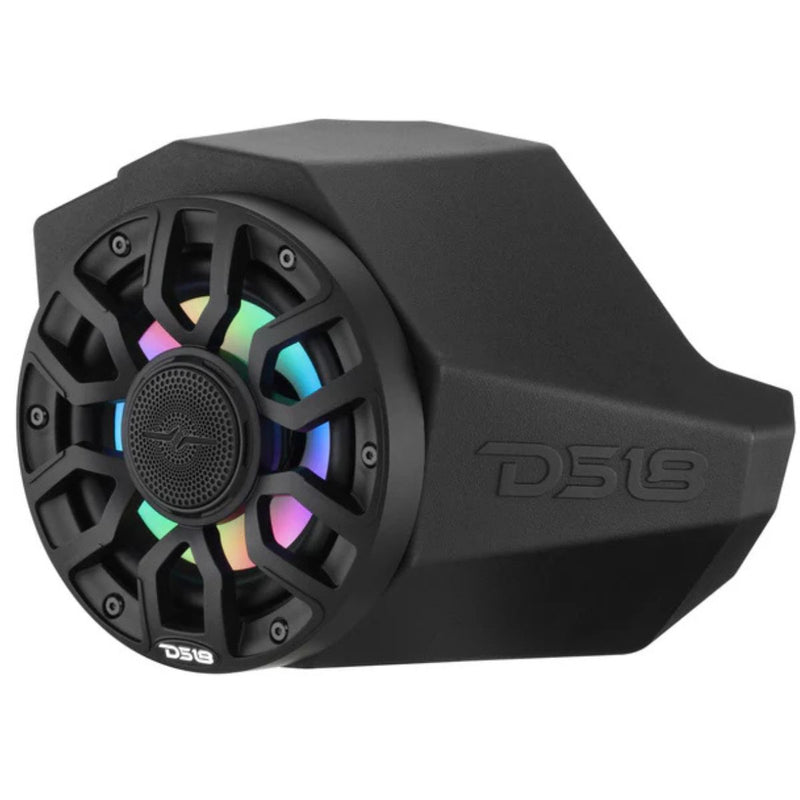 Can-Am X3 Kick Panel Pods w 6.5" 150 Watt RMS Speakers LED DS18 NXL-IQ6/BK