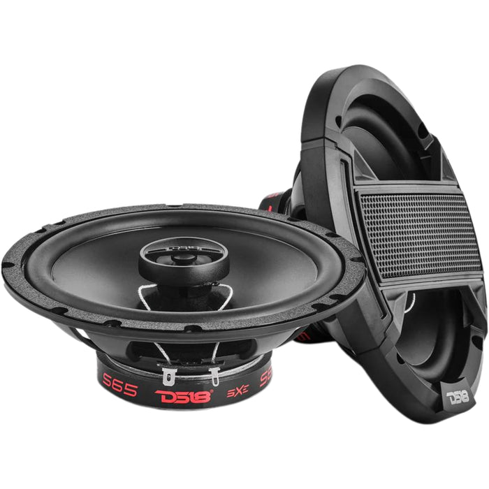 6.5" 60W RMS 4-Ohm 2-Way Coaxial Speaker Pair DS18 SELECT Series / DS-S65