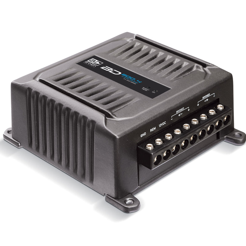 Banda Pocket Series Compact 800 Watt 1-Ohm 4 Ch Brazilian Amplifier BD-800.4-1