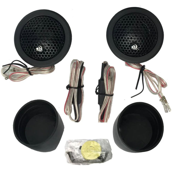 Pair of Massive Audio 60 Watts RMS Multi-Mounting 28mm Silk Dome Tweeters Set