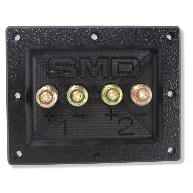 SMD Steve Meade Designs Heavy Duty 2 Channel Speaker Box Terminal Grade 8