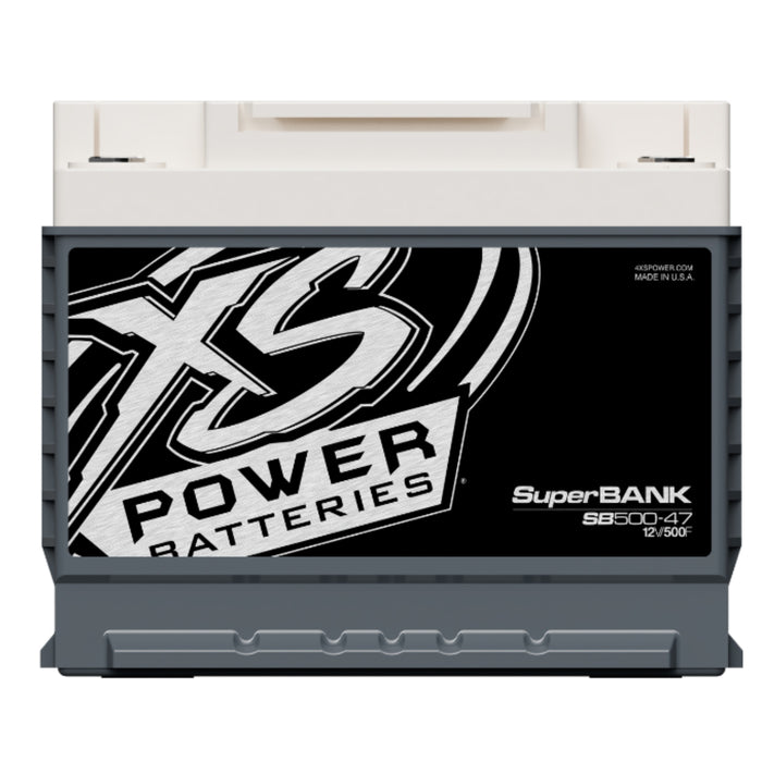 XS Power 12V BCI Group 47, Super Capacitor Bank, Max Power 4,000W, 500 Farad