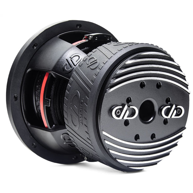 DD Audio 8 Inch 2 Ohm DVC 1000 Watt RMS Power Tuned Subwoofer 608F-D2