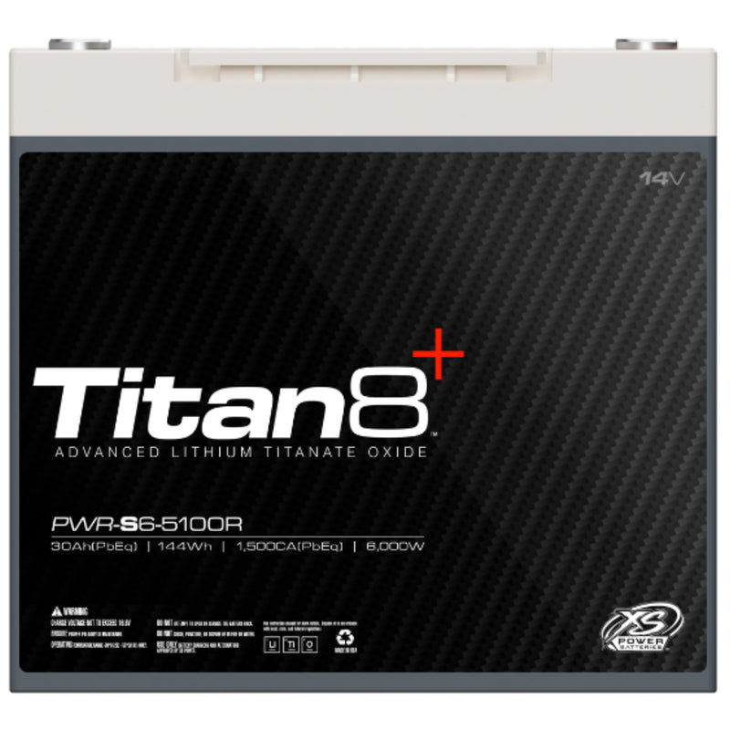 XS Power 14V BCI Group 51R, 6000W Lithium Titanate Battery PWR-S6-5100R